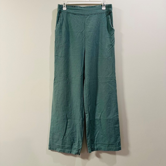 Rhythm. | Cotton and Rayon High Waist Wide Leg Pull On Pants with Pockets - Picture 7 of 7